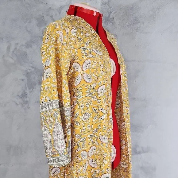 Lovefire yellow floral coverup - Picture 3 of 13